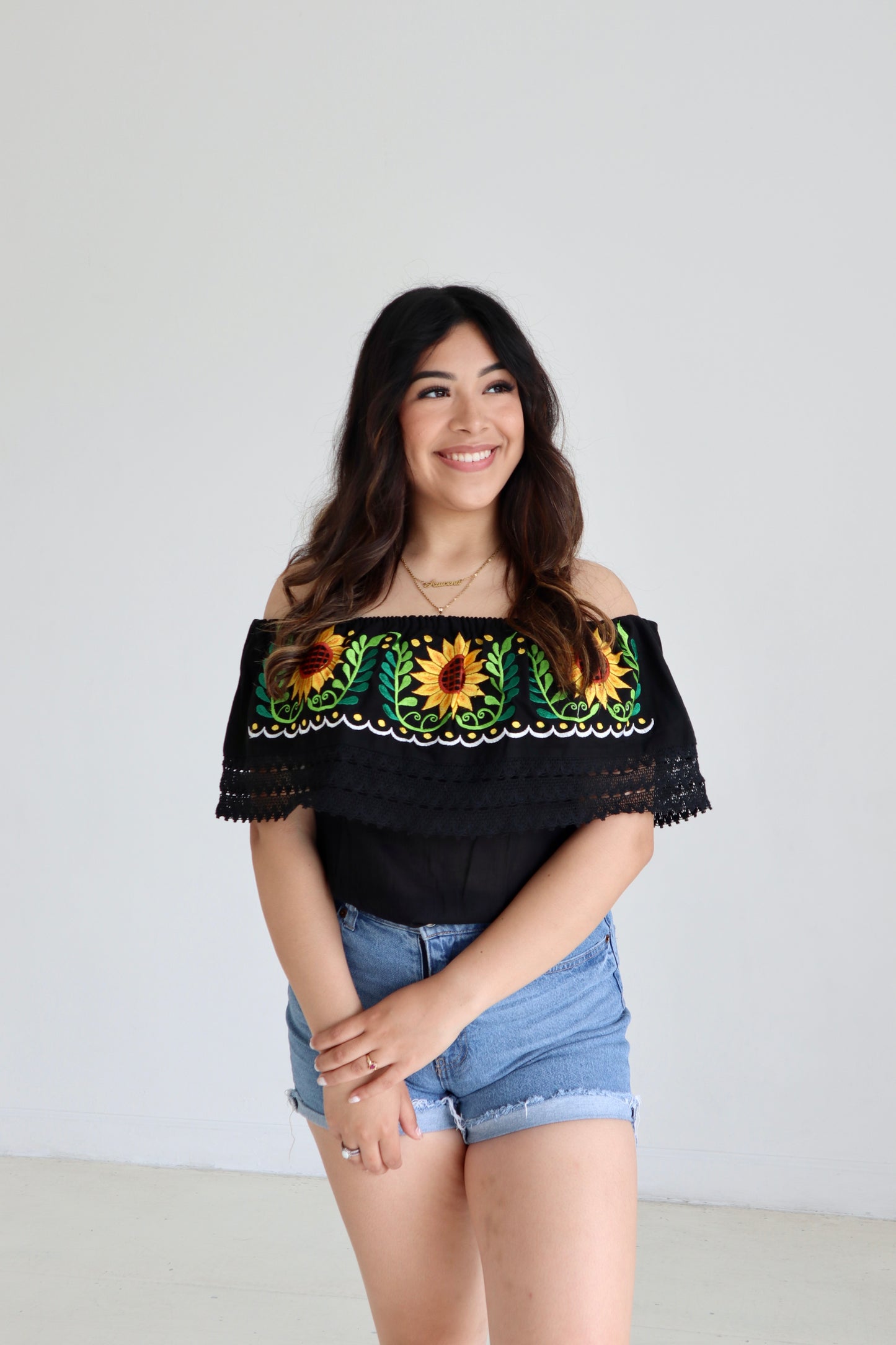 Off the shoulder blouse