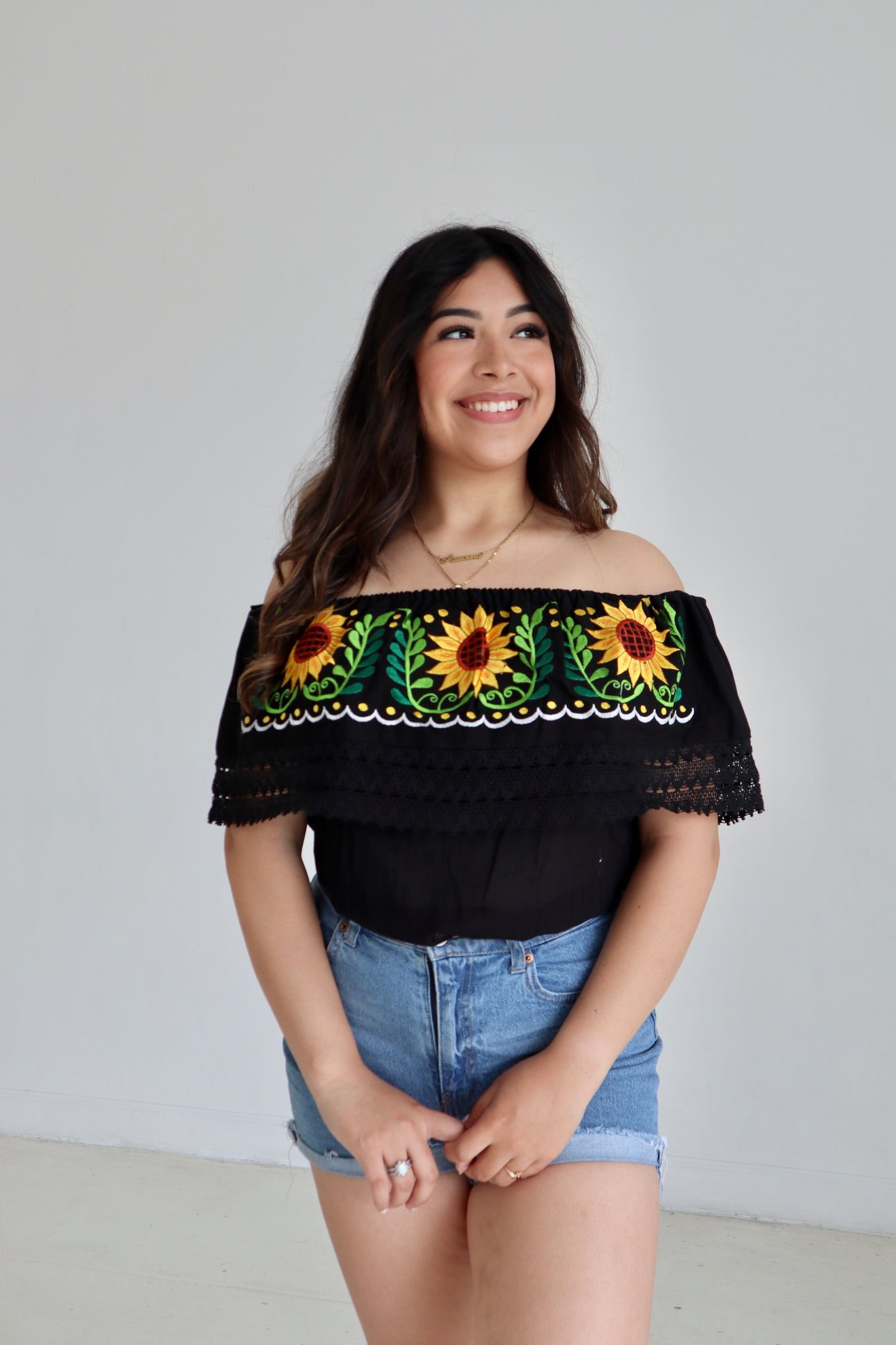 Off the shoulder blouse