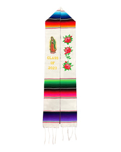 Class of 2023- Virgencita with Roses (White)