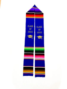Graduation Stole- Class of 2022 (Verticle w Cap)