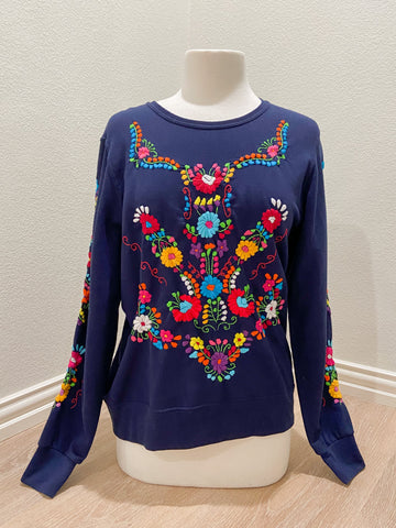 Embroidered Sweater- M/L