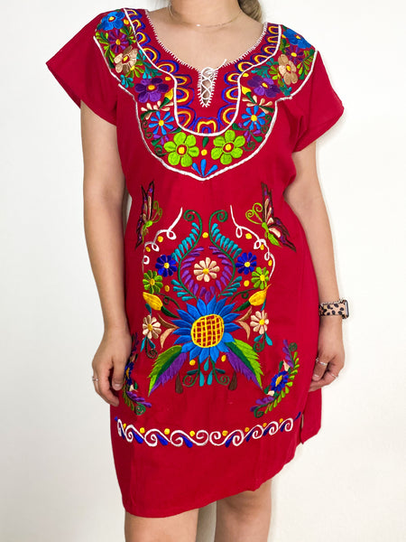 Solimar Dress- Red