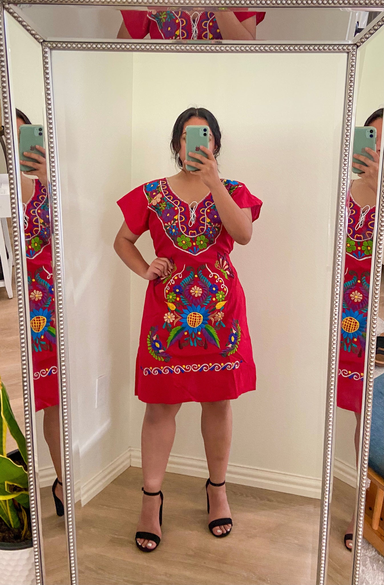 Solimar Dress- Red