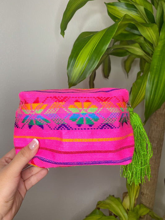 Cosmetic Bag- Neon Pink